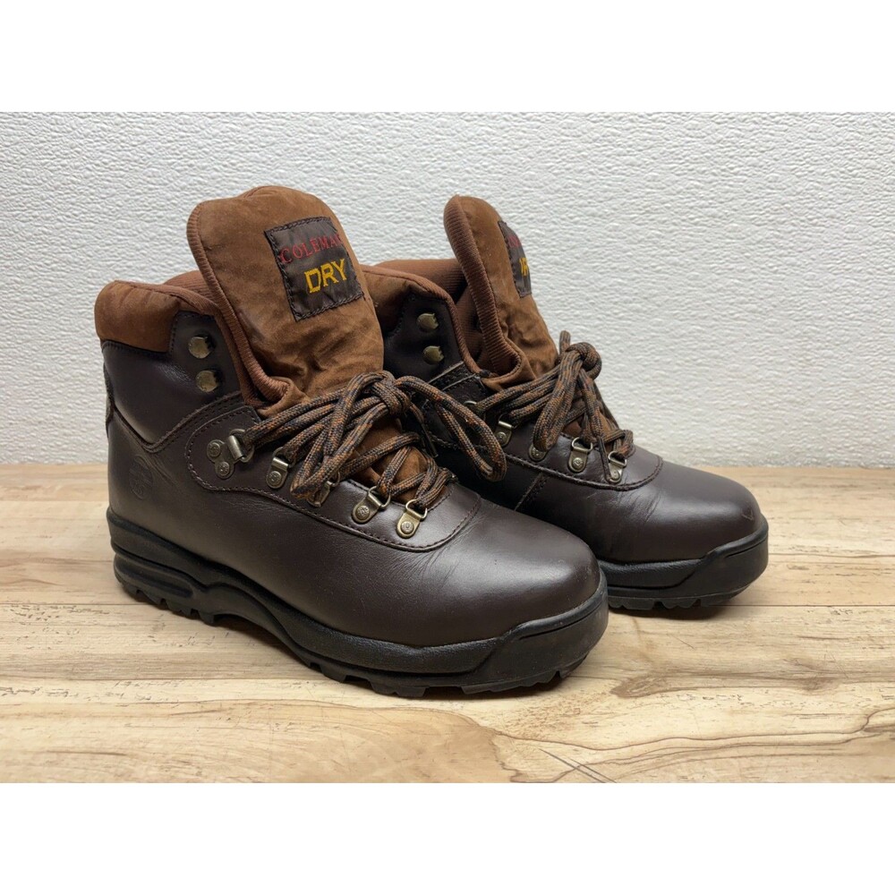 Coleman Dry Skye Unisex Genuine Leather Woterproof Hiking Boots Women Size: 8.5